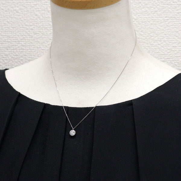 新品 Pt900/ Pt850 ダイヤモンド ペンダントネックレス 1.009ct H I1 VG