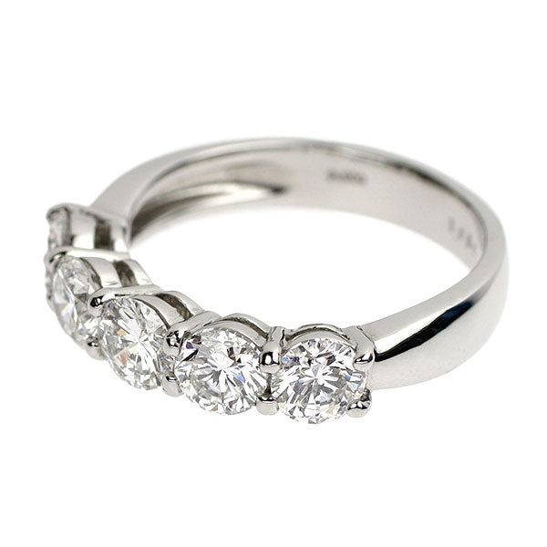 新品 Pt900 ダイヤモンド リング 1.655ct E-G SI2 G 一文字