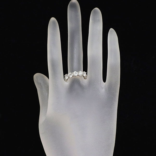 新品 Pt900 ダイヤモンド リング 1.655ct E-G SI2 G 一文字