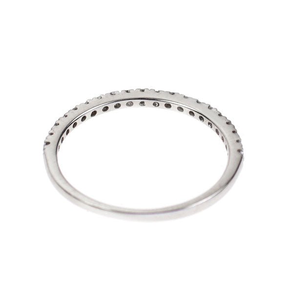 新品 Pt900 ダイヤモンド ピンキー リング 0.11ct ハーフエタニティ