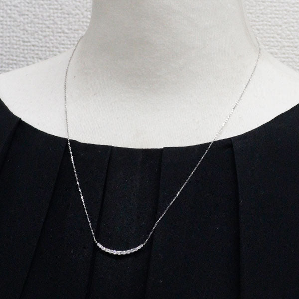 Pt900/ Pt850 ダイヤモンド ペンダントネックレス 0.50ct