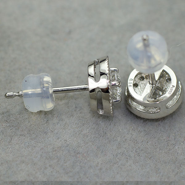 新品 Pt950/Pt900 最高級ダイヤモンド ピアス 0.40ct D IF 3EX D0.20ct 鍛造ミルグレイン アンティークレース【エスコレ】