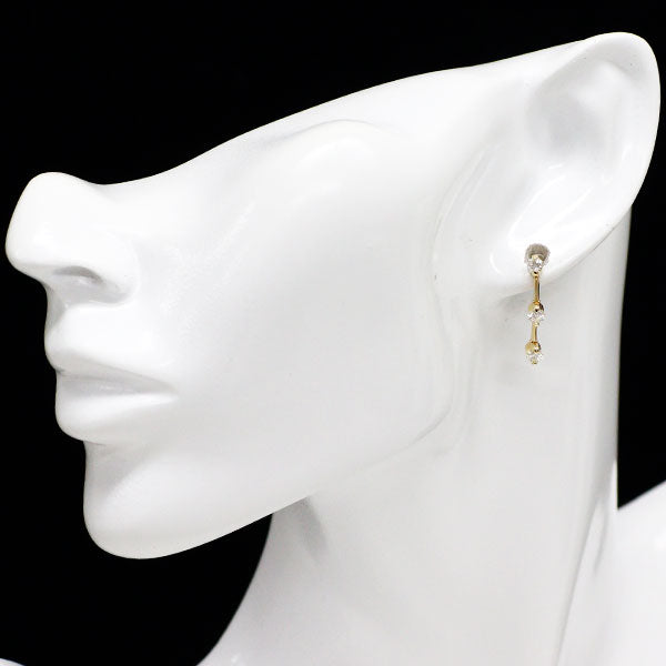 K18YG ハッピーエイトカット ダイヤモンド ピアス 0.80ct