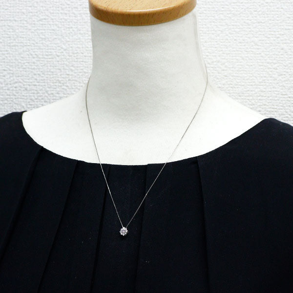 希少 Pt950/ Pt850 アーガイル産 天然ピンク/カラーレス ダイヤモンド ペンダントネックレス 0.07ct D0.15ct