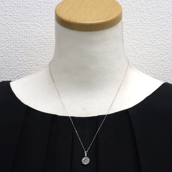 Pt900/ Pt850 H&C ダイヤモンド ペンダントネックレス 0.50ct