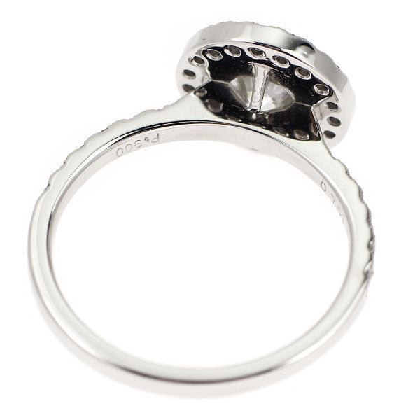 Pt900 ダイヤモンド リング 0.751ct G VS1 G D0.341ct