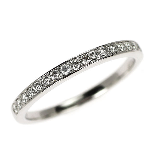 Pt950 ダイヤモンド リング 0.12ct ハーフエタニティ ピンキー