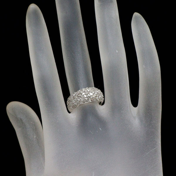 K18WG ダイヤモンド リング 0.50ct