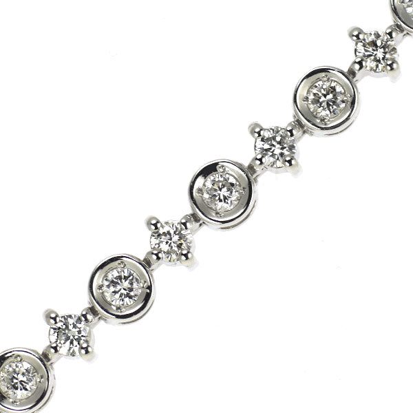 DTC K18WG ダイヤモンド ブレスレット 1.50ct LINE