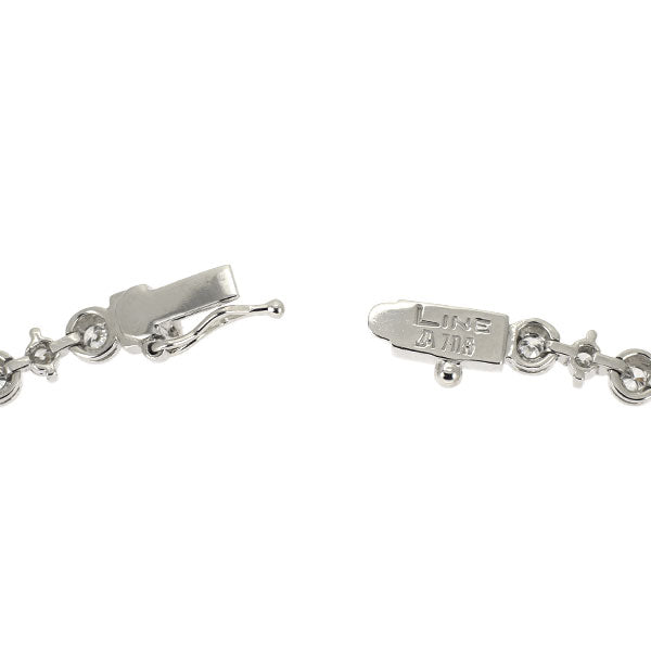 DTC K18WG ダイヤモンド ブレスレット 1.50ct LINE