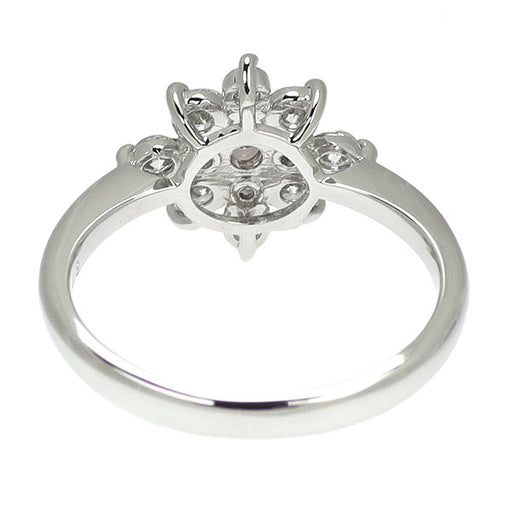 希少 Pt950 天然ピンクダイヤモンド リング 0.077ct FIP SI1 D0.48ct
