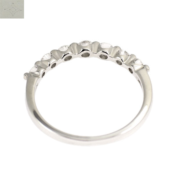 GSTV K18WG ダイヤモンド リング 0.25ct ハーフエタニティ