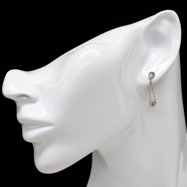 K18WG ダイヤモンド ピアス 0.54ct