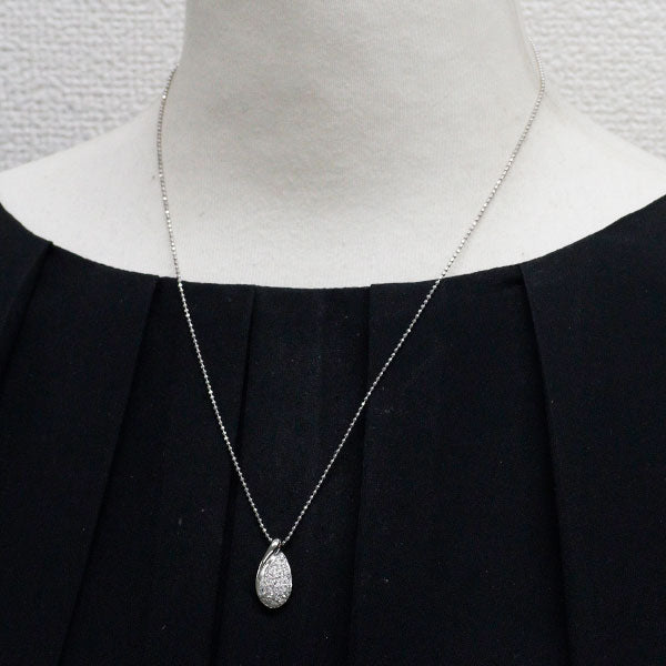 Pt900/ Pt850 ダイヤモンド ペンダントネックレス 0.50ct パヴェ