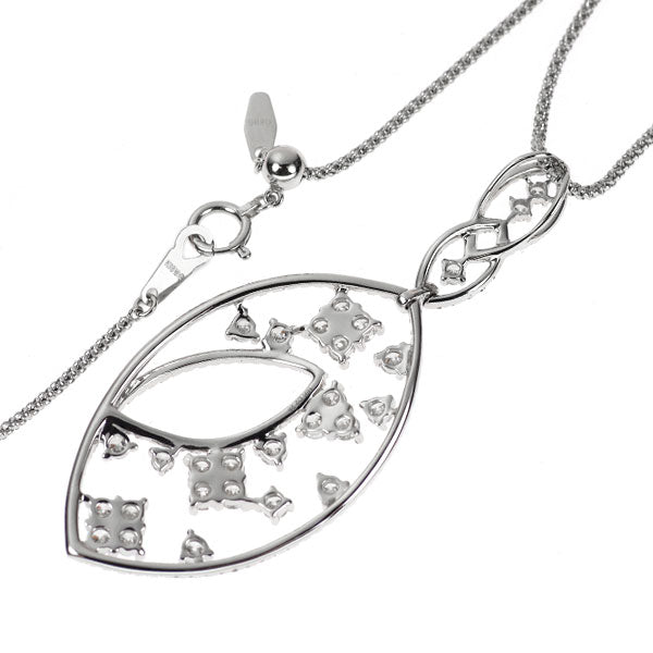 K18WG ダイヤモンド ペンダントネックレス 2.26ct