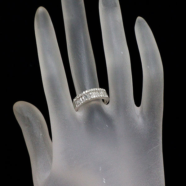 K18WG ダイヤモンド リング 1.00ct