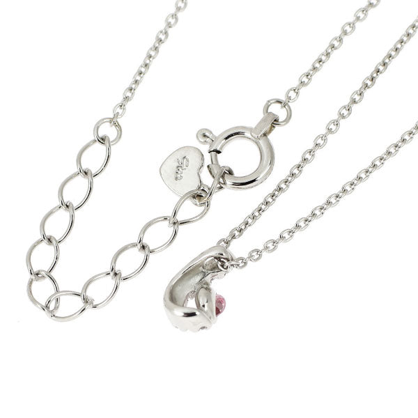 スタージュエリー 希少 Pt950 天然ピンクダイヤモンド ペンダントネックレス 0.03ct D0.04ct
