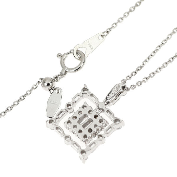 K18WG ダイヤモンド ペンダントネックレス 0.75ct