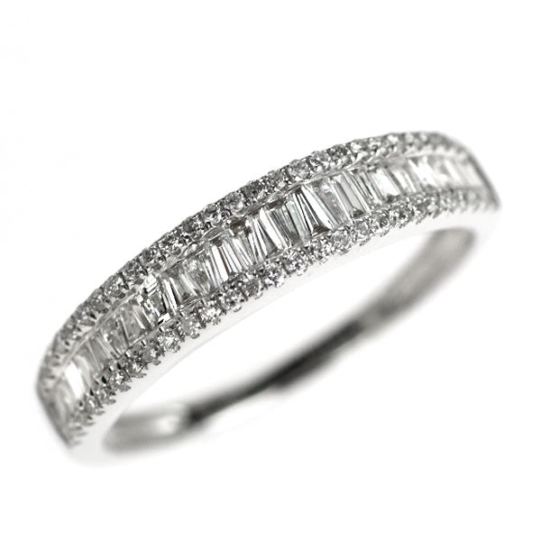K18WG ダイヤモンド リング 0.40ct