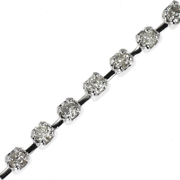 K18WG ダイヤモンド ブレスレット 1.00ct テニス