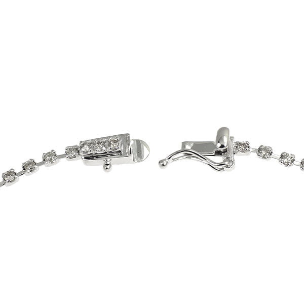 K18WG ダイヤモンド ブレスレット 1.00ct テニス