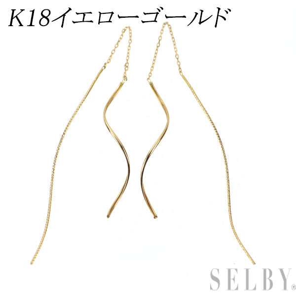 K18YG アメリカン ピアス