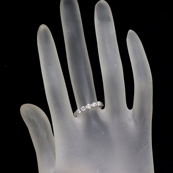 Pt900 ダイヤモンド リング 0.51ct 一文字