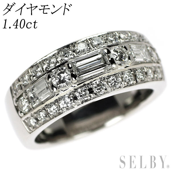 Pt900 ダイヤモンド リング 1.40ct