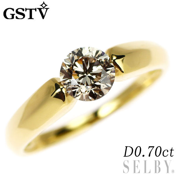 GSTV K18YG ダイヤモンド リング 0.70ct