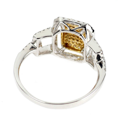 K18YG/WG ダイヤモンド リング 0.40ct — セルビーオンラインストア