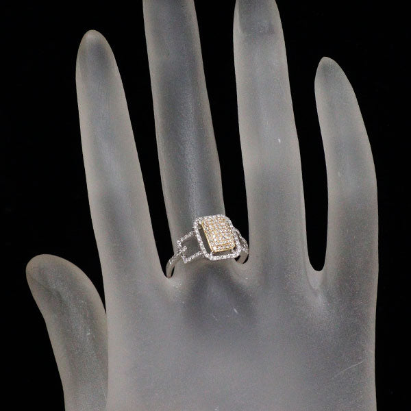 K18YG/WG ダイヤモンド リング 0.40ct