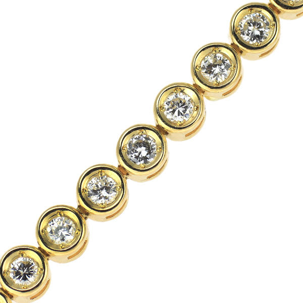 K18YG ダイヤモンド ブレスレット 2.04ct テニス