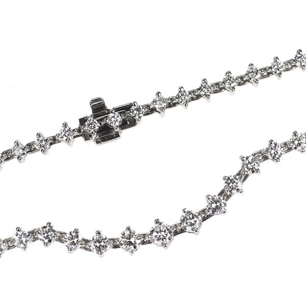 Pt900 ダイヤモンド テニス ネックレス 5.31ct