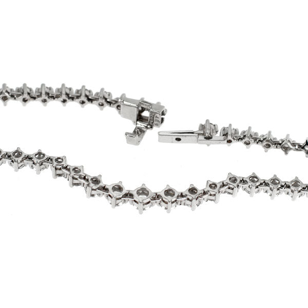 Pt900 ダイヤモンド テニス ネックレス 5.31ct