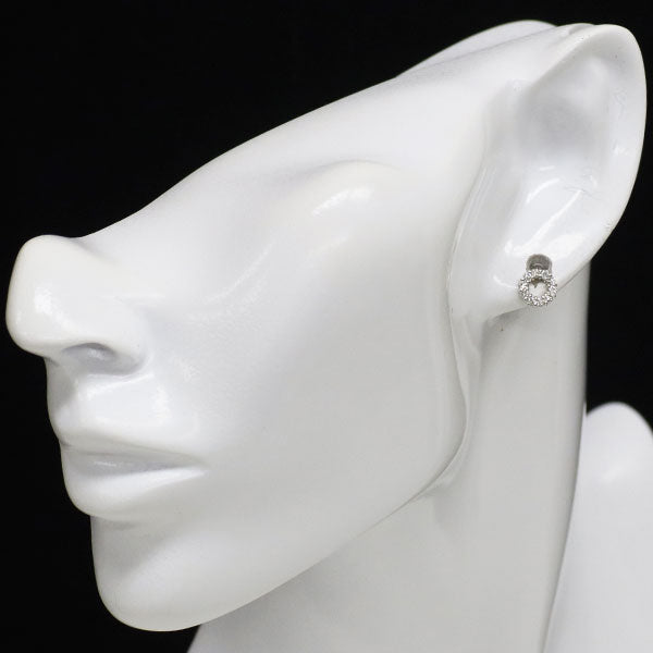 K18WG ダイヤモンド ピアス 0.40ct