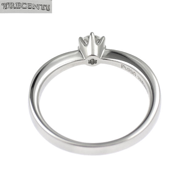 トレセンテ Pt950 ダイヤモンド  リング 0.16ct D0.10ct
