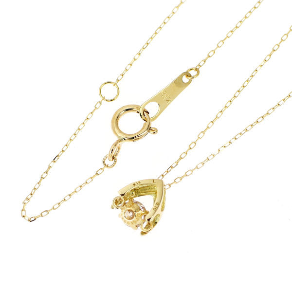 K18YG ダイヤモンド ペンダントネックレス 0.10ct