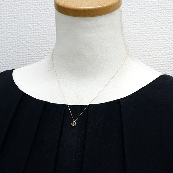 K18YG ダイヤモンド ペンダントネックレス 0.10ct