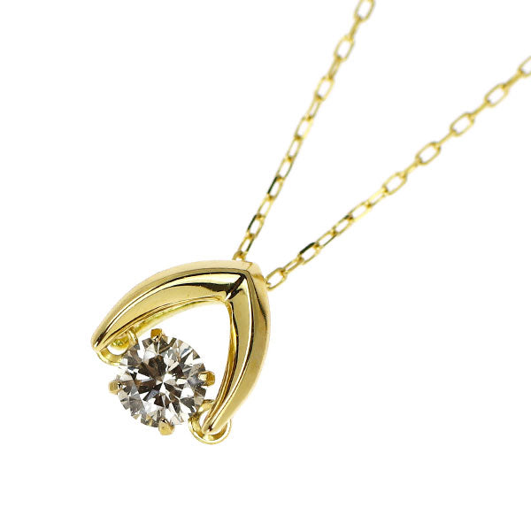 K18YG ダイヤモンド ペンダントネックレス 0.10ct