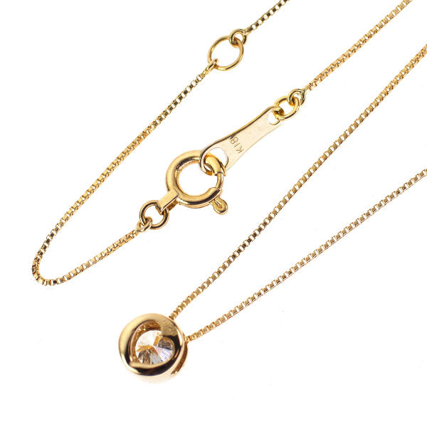 K18YG ダイヤモンド ペンダントネックレス 0.20ct