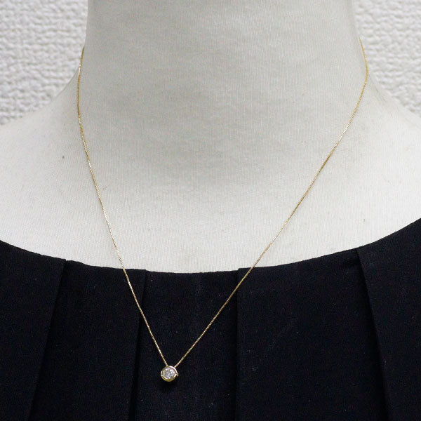 K18YG ダイヤモンド ペンダントネックレス 0.20ct