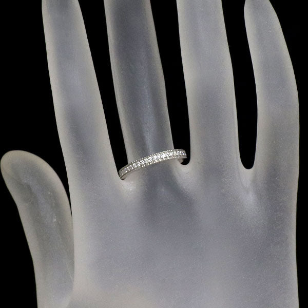 Pt900 ダイヤモンド リング 0.13ct ハーフエタニティ