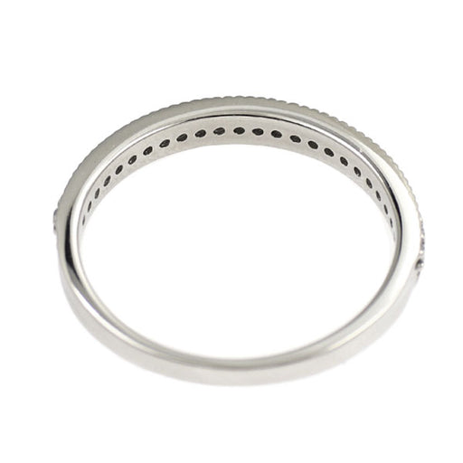 Pt900 ダイヤモンド リング 0.13ct ハーフエタニティ — セルビー