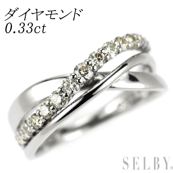 Pt900 ダイヤモンド リング 0.33ct