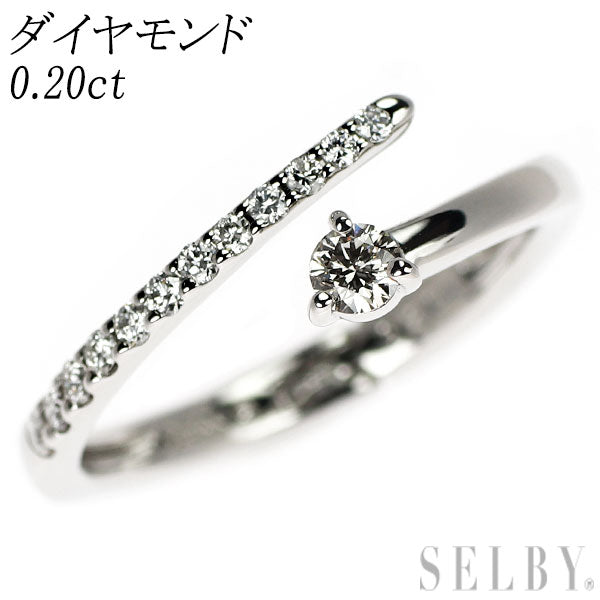 Pt900 ダイヤモンド リング 0.20ct