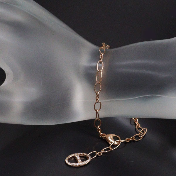 K10PG ダイヤモンド ブレスレット 0.15ct