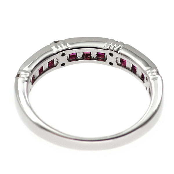K10WG ルビー ダイヤモンド リング 0.11ct D0.07ct — セルビー