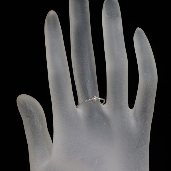 K10WG ダイヤモンド リング 0.08ct