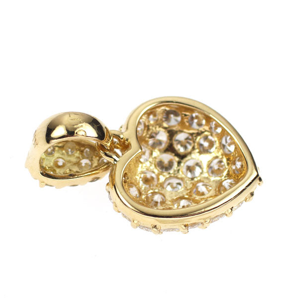 K18YG ダイヤモンド ペンダントトップ 1.17ct ハート