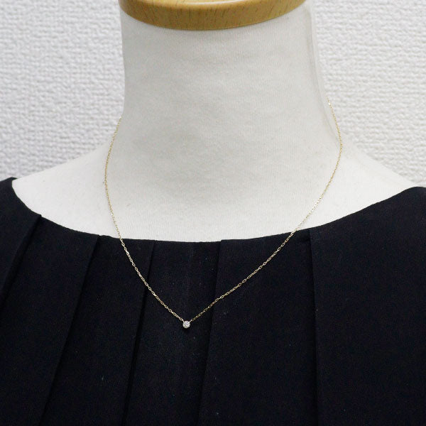 K10YG ダイヤモンド ペンダントネックレス 0.05ct